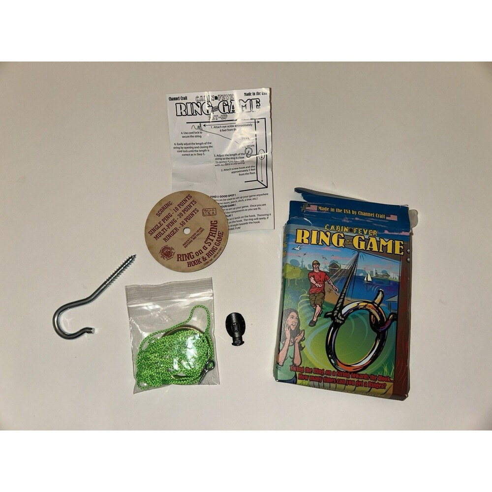 Cabin Fever Ring On A String Game Open Box